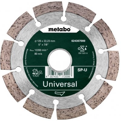 Řezný kotouč Metabo diamantový, 125 x 22,23 mm – Zboží Mobilmania