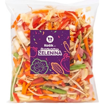 Čerstvě nakrájeno Big Stir Fry "QUICK&EASY" krájená zelenina na pánev, balení 400g – Zboží Dáma