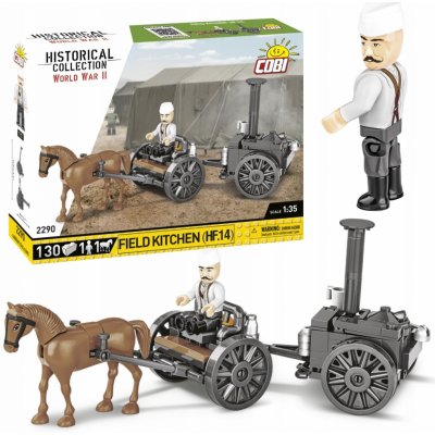 COBI 2290 World War II Německá polní kuchyně HF.14 – Zboží Mobilmania