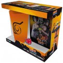 ABYstyle Dárková Naruto Shippuden sklenice zápisník odznak 400 ml