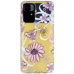 Pouzdro TopQ Xiaomi Poco M4 Pro 5G silikon Flowers