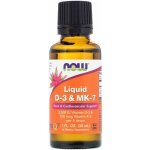Now Liquid D-3 & MK-7 vitamin D3 K2 MK7 30 ml – Hledejceny.cz