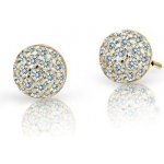 Cutie Kids Jewellery Gold Zlaté náušničky balónek C2150 – Zboží Mobilmania