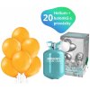 Balónek balonky.cz Helium sada balónky oranžové