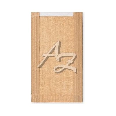 sáčky papírové na pečivo velké/1000ks, 180+60x320mm, Hnědé – Zboží Dáma