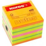 Kores Neonové bločky CUBO Summer 400 lístků 50x50mm, mix barev (48460) – Zboží Dáma