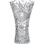 CRYSTALITE BOHEMIA KŘISTÁLOVÁ VÁZA BOHEMIA MIRANDA 250MM – Zboží Dáma