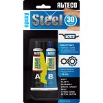 Alteco Epoxy Steel 30 min dvousložkové epoxidové lepidlo s plničem 56,8 g