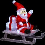 Fééric Lights and Christmas Vánoční světelná dekorace Mikuláš na saních 60 LED – Hledejceny.cz