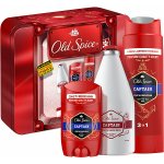 Old Spice pro muže Captain sprchový gel 250 ml + deo stick 250 ml + voda po holení 100 ml plech dárková sada – Zboží Dáma