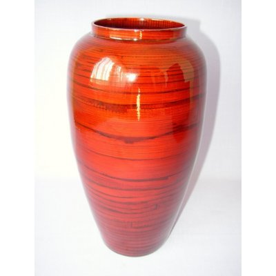 Axin Trading s.r.o. Bambusová váza antik červená