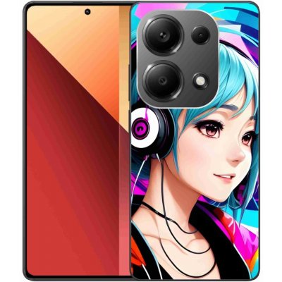 mmCase Gelové Xiaomi Redmi Note 13 Pro 4G/Poco M6 Pro - dívka se sluchátky – Zboží Mobilmania