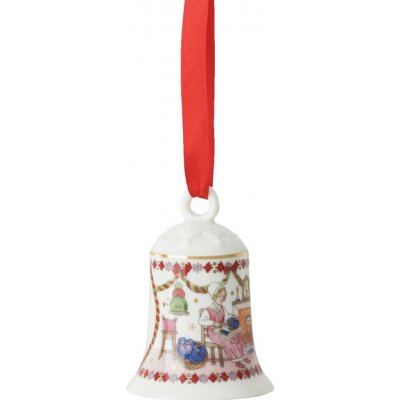 Rosenthal Porcelánová ozdoba na stromeček Zvonek Štědrý večer 7 cm 02250-722827-27920 – Hledejceny.cz