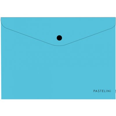 Obálka plastová s drukem A5 Pastelini modrá 402153 – Zboží Živě