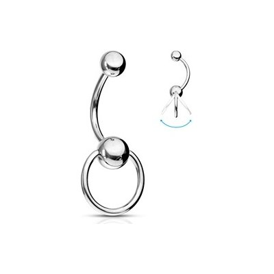 Piercingate piercing do pupíku s kroužkem PBV00576 – Zboží Dáma