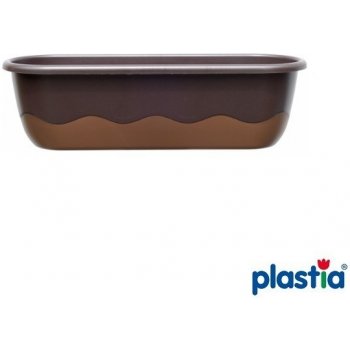 Plastia Mareta 60 Truhlík samozavlažovací 60 x 20 x 18 cm hnědá / tmavě hnědý