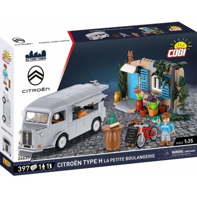 COBI 24633 Action Town Automobil Citroën TYPE H pojízdná pekárna 1:35 – Zboží Dáma