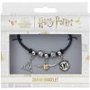 Náramek Carat Shop s přívěsky Harry Potter kožený HP0091