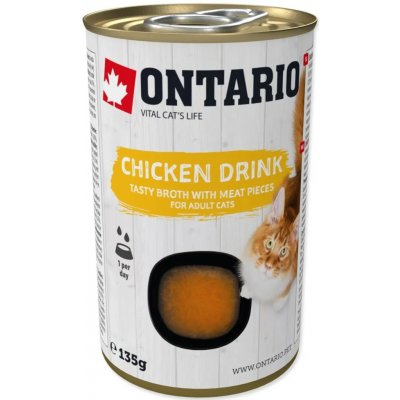 ONTARIO Nápoj pro kočky Drink Adult s kuřecím masem 135 g – Hledejceny.cz