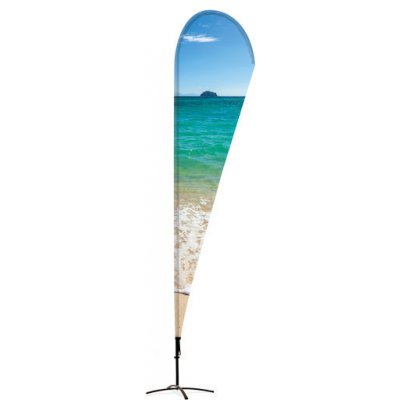 Jansen Display Beachflag Alu Drop 235cm Total Height Luxurious Ba – Zboží Živě