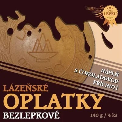CLIP Luhačovice lázeňské oplatky čokoládové 140 g – Hledejceny.cz