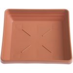 Plastia miska čtyřhranná Lotos 25 x 25 cm terakota – Zboží Dáma