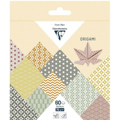 Clairefontaine sada papírů Origami Autumn 15 x 15 cm 60 ks – Hledejceny.cz