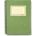 BOBO kroužkový blok Zelenáč A5 linko-tečkovaný – Sleviste.cz