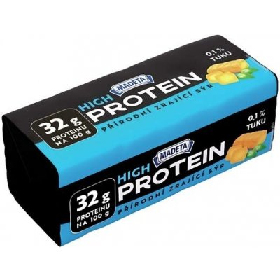 Madeta High Protein přírodní zrající sýr 90 g – Hledejceny.cz