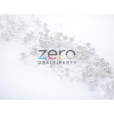 Girlanda z perel x 130 cm bílá – Hledejceny.cz