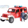 Bruder 2528 Jeep Wrangler požární s figurkou