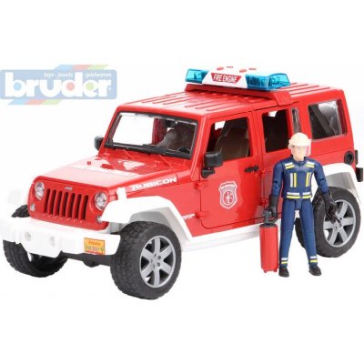 Bruder 2528 Jeep Wrangler požární s figurkou – Hledejceny.cz