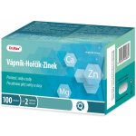 Dr. Max Vápník Hořčík Zinek 100 tablet – Zbozi.Blesk.cz