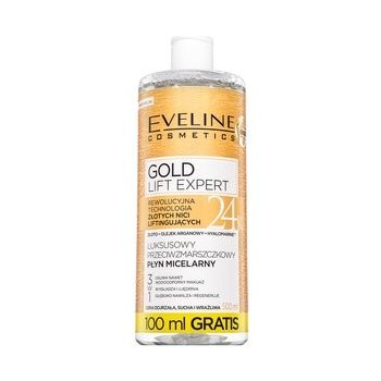 Eveline Cosmetics Gold Lift Expert Protivrásková micelární voda 3 v 1 500 ml
