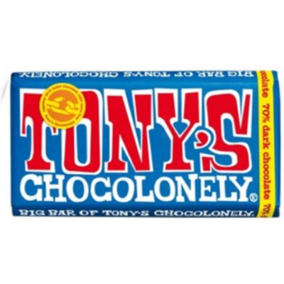Tony's Chocolonely hořká čokoláda 70% 240 g – Zboží Dáma