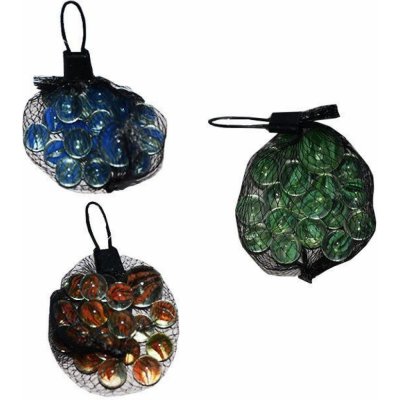 Skleněné kuličky 6 druhů 20DP Duhové – Zboží Mobilmania