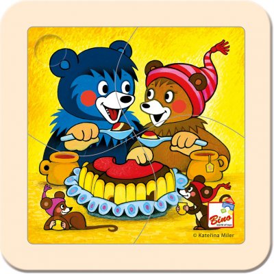 Bino puzzle Baribal Baribal s dortem – Zbozi.Blesk.cz