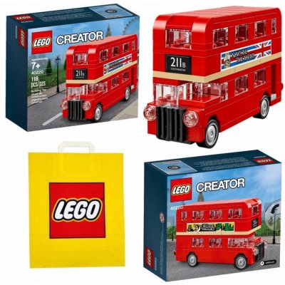 LEGO® Creator 40220 London Red Double Decker Bus – Zbozi.Blesk.cz