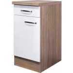 Flex-Well Valero spodní, zásuvky + dvířka, 40 x 86 x 57,1 cm – Sleviste.cz