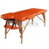 Masážní stůl a židle Medimas dřevěné masážní lehátko Prosport 3 oranžová