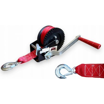 Ruční lanový naviják s klikou Dragon Winch DWK 16 popruh | Zboží Auto