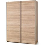 Halmar LIMA S-1 bílá / dub sonoma – Zboží Dáma