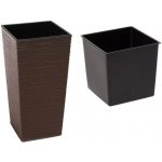 Lamela Květináč Finezja Dluto 190 x 190 mm mokka – Zboží Dáma