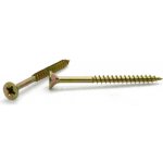 Vrut univerzální 3,5x60 žlutý zinek, zápustná hlava, křížová drážka, částečný závit – Hledejceny.cz