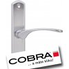 Dveřní kování Cobra Laura – BB – 90 mm chrom mat