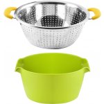 Perfect Home Cedidlo s miskou, 26cm, zelená, 14319 – Hledejceny.cz