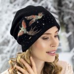 Krumlovanka dámská zimní čepice W-0258/018 černá – Hledejceny.cz