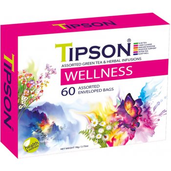 Tipson Wellness Assorted bylinné čaje 60 sáčků