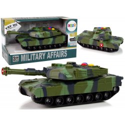 LEAN Toys Vojenský tank Moro Sound Lights 1:32