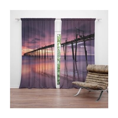 Sablio Závěs Oceán: 2ks 140x250cm – Hledejceny.cz